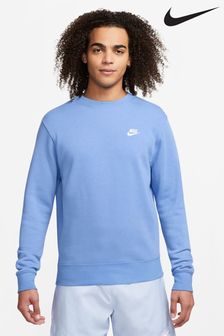 Nike Light Blue Club Crew Sweatshirt (874548) | €63