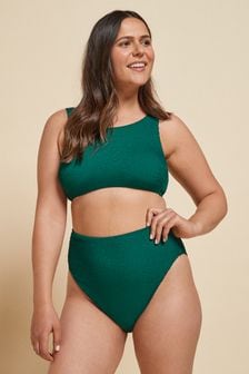 Green Crop Top Post Surgery Bikini Top (875102) | €13