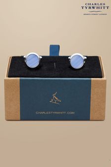 Charles Tyrwhitt Blue Lace Agate Cufflink Scarf (875177) | $110