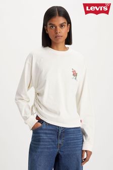 Levi's® White Long Sleeve Cinched T-Shirt (875226) | €25