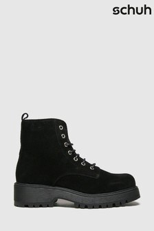 Schuh Black Avery Suede Lace-Up Boots (875386) | 67 €