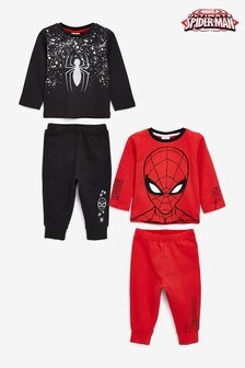 Red Spider-Man - 2 Pack Snuggle Pyjamas (9mths-10yrs) (875635) | kr306 - kr386