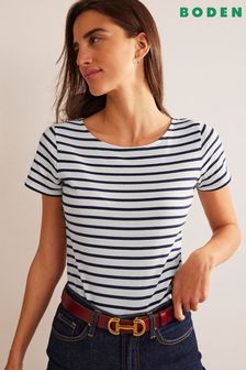 Boden Ava Short Sleeve Breton T-Shirt