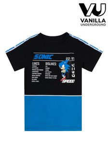 Vanilla Underground Black Sonic Gaming T-Shirt (875866) | 79 QAR