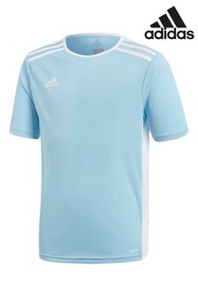 adidas Blue/White Junior Entrada 18 T-Shirt (876353) | €7.50