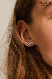 PILGRIM Silver Leah Earrings (877234) | 99 QAR