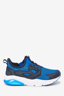 Cobalt Blue Elastic Lace Trainers (877250) | $37 - $46