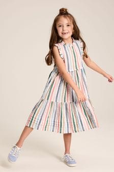 Poppie Multi Stripe Tiered Dress (877276) | €57 - €61