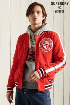 Superdry Red Luxe Collegiate Bomber Jacket (877588) | 128 €