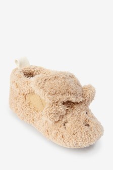  (878149) | €12 Marrone chiaro con orsetto - Comode scarpe da neonati (0-18 mesi)