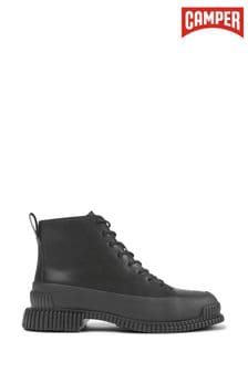 Camper Womens Pix Leather Ankle Black Boots (878318) | $262