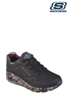 Черный - Skechers Womens Uno Loving Love Trainers (878481) | €118