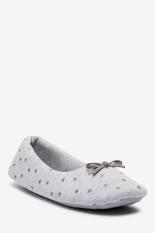 Chaussons ballerines motif étoile
