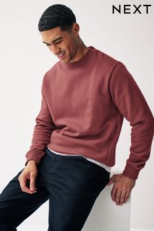 Pink Regular Fit Jersey Cotton Rich Crew Sweatshirt (879049) | 919 UAH