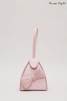 Phase Eight Pink Bow Front Top Handle Bag (879301) | 341 QAR