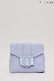 Phase Eight Blue Buckle Front Clutch Bag (879413) | ₪ 377