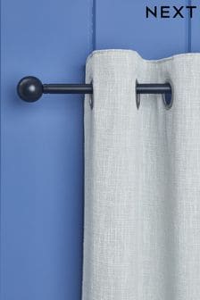 Black Ball Finial Extendable Curtain 19mm Pole Kit (879539) | €23.50 - €36