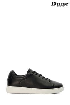 Dune London Black Theons Lightweight Clean Cup Sneakers (879599) | SGD 165