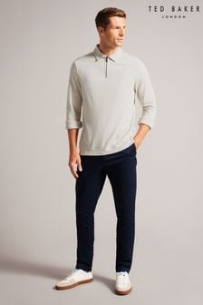 שנהב - חולצת פולו עשויה מבד נעים בגזרה רגילה דגם Karpol של Ted Baker (879841) | ‏427 ‏₪