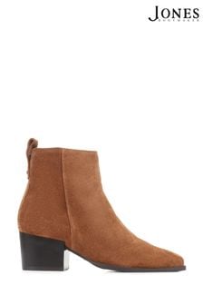 Jones Bootmaker Caileigh Brown Suede Western Boots (87L694) | 184 €