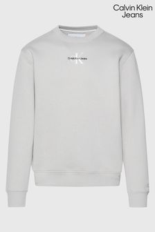 Calvin Klein Jeans Grey Monologo Sweatshirt (880102) | ₪ 372
