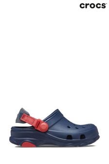 Crocs Navy Kids All Terrain Clogs (880311) | $69