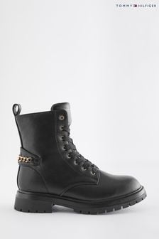 Черные детские ботинки на шнуровке Tommy Hilfiger (880509) | €70