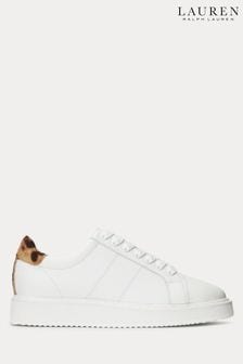 Lauren Ralph Lauren Angeline IV Leather And Haircalf Trainers (881445) | 182 €