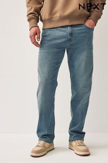 Jasnoniebieskie w stylu vintage - Zwykle dopasowanie - Jeansy ze stretchem w stylu vintage (882393) | 180 zł
