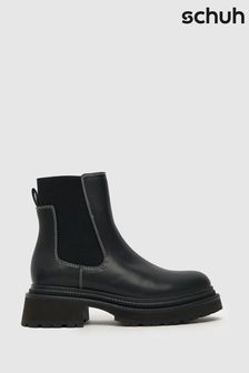 Schuh Alivia Chunky Black Chelsea Boots (882568) | AED250