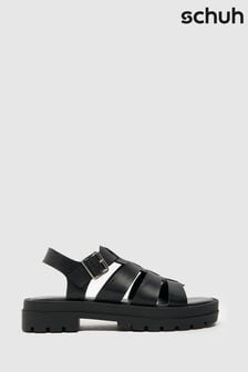 黑色 - Schuh Tobin Chunky Gladiator Sandals (882695) | NT$1,960