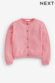Pink Bobble Cardigan (3mths-10yrs) (882853) | €12 - €14.50
