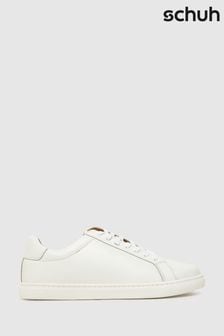 Schuh Wayne Leather White Trainers (882931) | ₪ 277