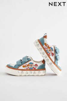 Neutral Blue Paw Patrol Wide Fit (G) Two Strap Touch Fastening Shoes (882961) | NT$800 - NT$890