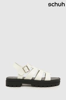白色 - Schuh Tobin Chunky Gladiator Sandals (883248) | NT$1,960