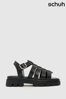黑色 - Schuh Troy羅馬風涼鞋 (883499) | NT$1,870