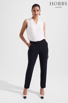 Hobbs Blue Stevie Tapered Trousers (884141) | AED549