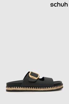 Negro - Schuh Tish Double Buckle Sandals (884207) | 71 €