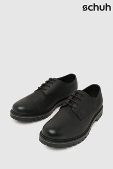 Schuh Paxon Leather Lace-Up Black Shoes (884255) | 92 €