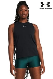 Under Armour Black Campus Muscle Vest (884548) | AED150