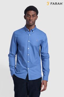 Farah Blue Brewer Long Sleeve Shirt (884886) | ₪ 326