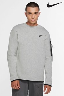 Siva - Flis pulover Nike Tech (884983) | €51