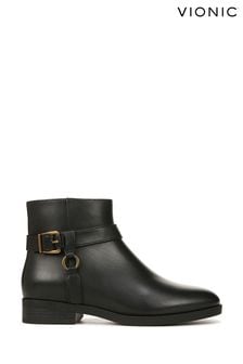 Negro - Vionic Rhiannon Leather Ankle Boots (885461) | 269 €