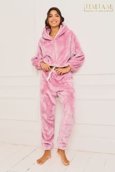 Set pijama cu Roz plușuri Jim Jam The Label (885689) | 239 LEI