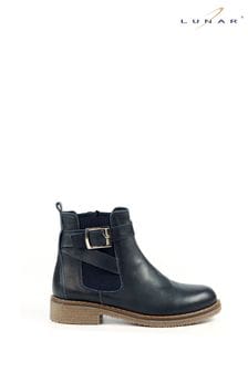 Lunar Navy Blue Lindsay Boots (885904) | AED444