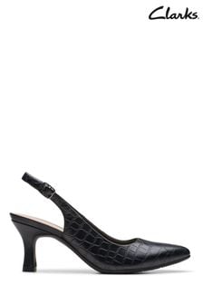 Clarks Black Leather Kataleyna Step Shoes (886604) | kr909
