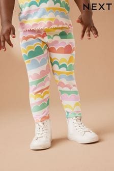 Regenbogenfarben - Gerippte Jerseyleggings (3 Monate bis 7 Jahre) (886761) | 7 € - 10 €