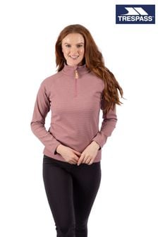 Rosa - Trespass Olga 1/4 Fleece mit Reißverschluss (886950) | 41 €