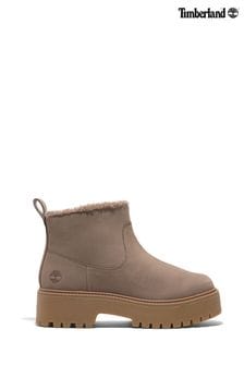 Timberland Warm Lined Street Brown Boots (887341) | $291