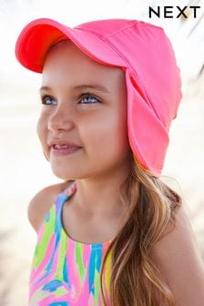 Bright Pink Swim Legionnaire Hat (3mths-10yrs) (887679) | KRW16,000 - KRW20,300